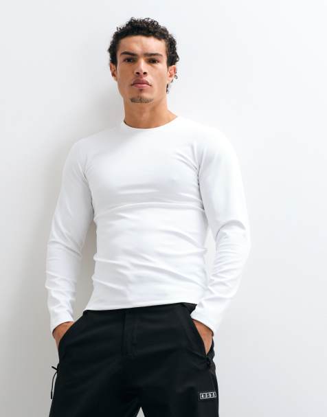 4505 ski thermofleece basislaag met lange mouwen in wit - view 1