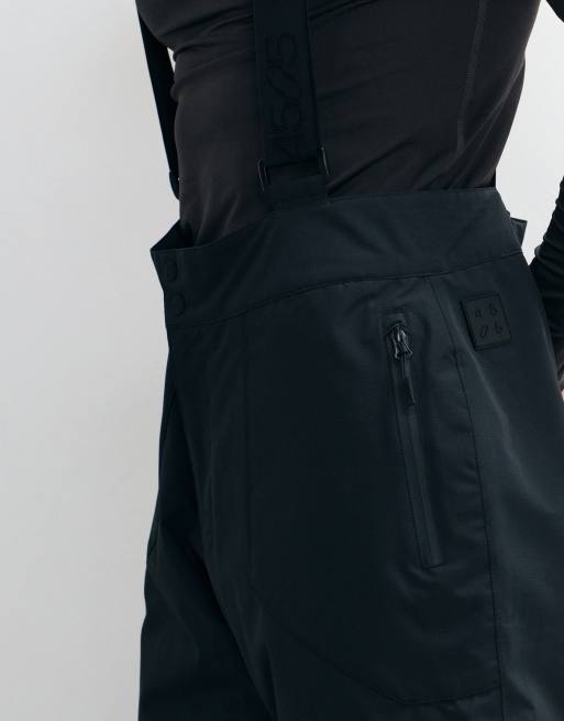 4505 Ski wärmeisolierte, wasserabweisende Ripstop-Ski-Hose mit weitem Bein in Schwarz, 4 von 5