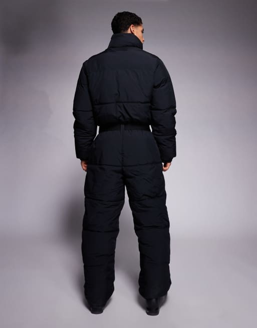4505 Ski water repellent insulated puffer ski suit in black, 2 of 5