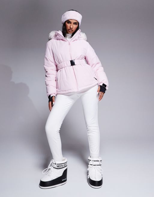 4505 Ski water repellent insulated ski jacket in pink , 2 of 5