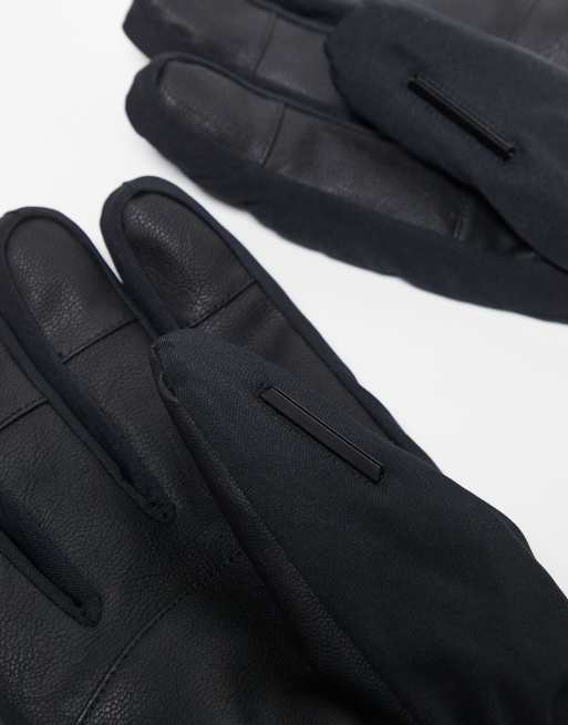 4505 Ski water repellent ski gloves with goggle wipe in black , 2 of 3