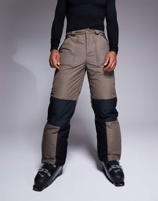 4505 Ski water repellent ski pants with straight leg in clay colourblock , 2 of 6
