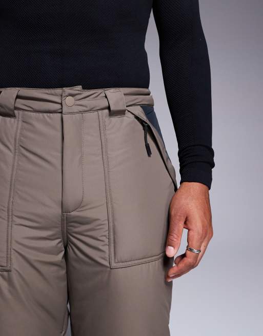 4505 Ski water repellent ski pants with straight leg in clay colourblock , 4 of 6