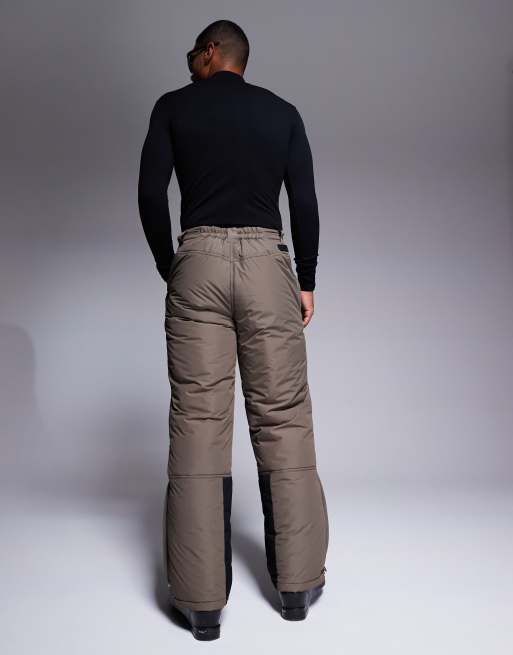 4505 Ski water repellent ski pants with straight leg in clay colourblock , 6 of 6