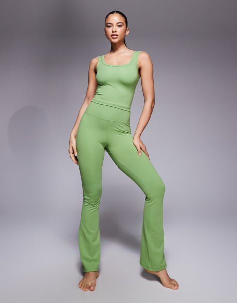 4505 soft touch activewear set in green - view 1