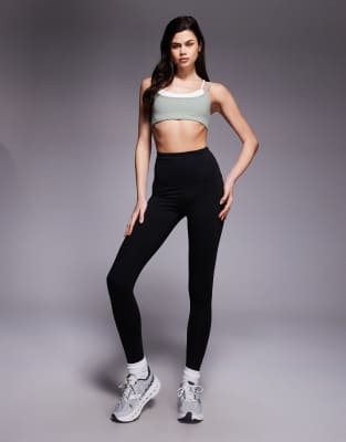 4505 Soft Touch Double Layer Strappy Sports Bra With Removable Padding And Adjustable Straps In Multi