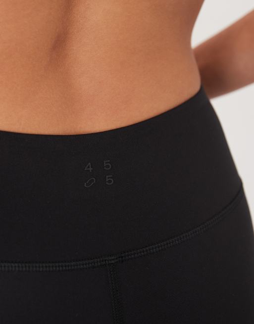 4505 soft touch low rise capri yoga legging in black, 5 of 5