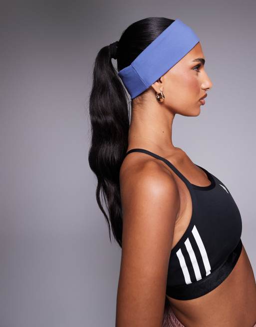 4505 soft touch yoga headband in China blue , 3 of 3