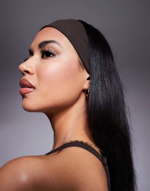 4505 soft touch yoga headband in chocolate 