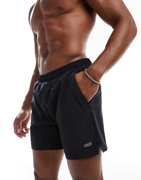 4505 - Sorte 13-cm-badeshorts i performance-materiale - view 1