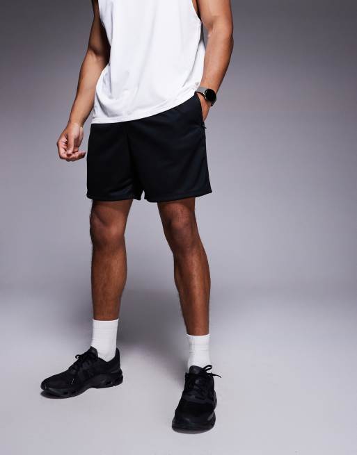 4505 – Sport-Shorts in Schwarz aus Netzstoff, 2 von 5