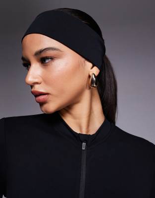 4505 - Sport-Stirnband in Schwarz