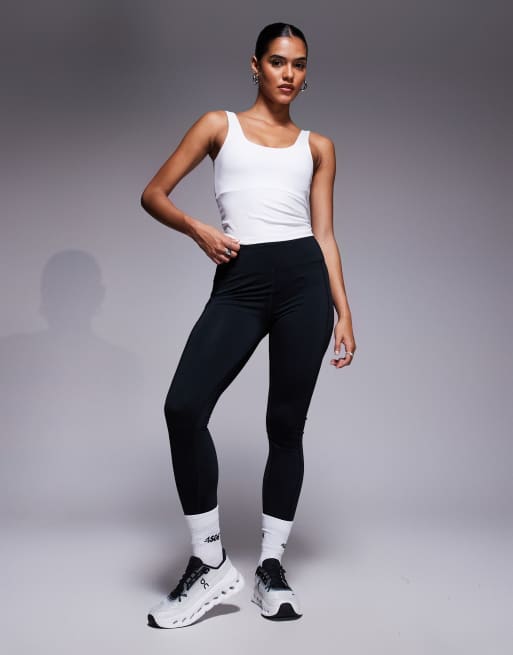4505 square neck vest with inner bra in white, 3 of 4