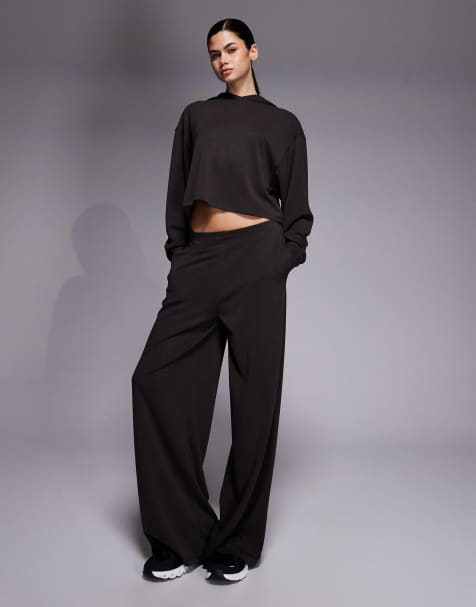 4505 studio modal blend sweats co-ord set in mocha - view 1