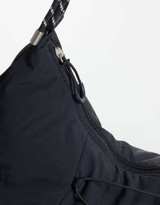 4505 studio oversized vævet crossbody-taske med rebdetalje i sort, 3 af 4