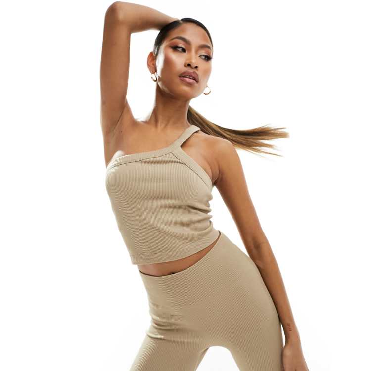 トップス CLANE ONE SHOULDER RIB TANK TOPS ONE SHOULDER RIB TANK TOPS｜TOPS(トップス)｜CLANE OFFICIAL