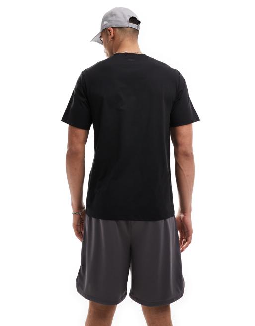 4505 – Svart, snabbtorkande tränings-t-shirt med smal passform , 2 av 4
