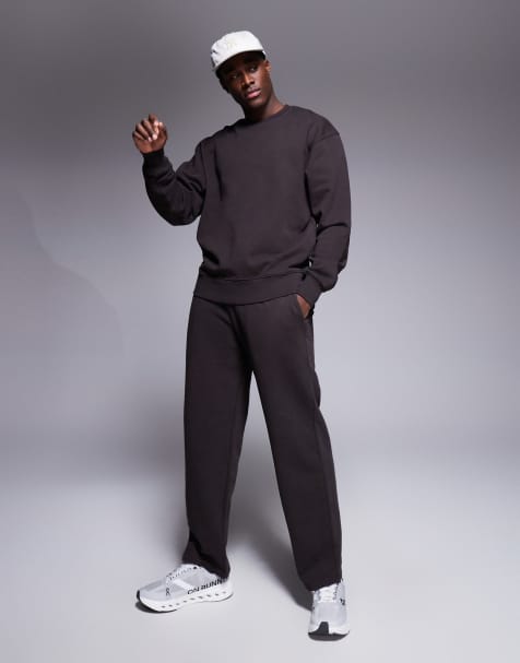 4505 - Sweat de sport oversize en tissu épais à séchage rapide - Marron délavé - view 1