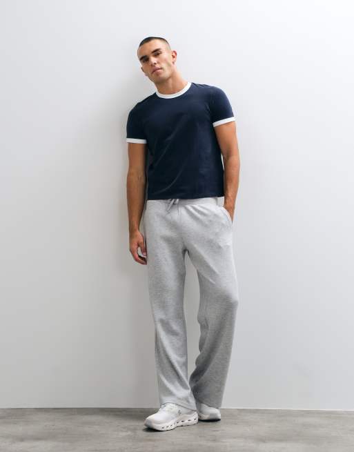 4505 - T-shirt baby ristretta attillata in cotone blu navy con finitura quick dry, 3 di 5