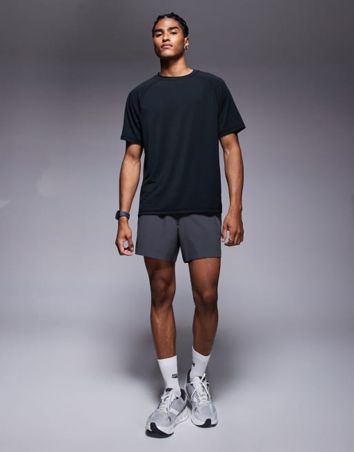 4505 - T-shirt de sport à séchage rapide avec imprimé « Heavy Lifting » au dos - Noir, 4 de 4