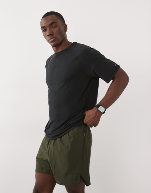 4505 - T-shirt de sport oversize coupe carrée en jersey à séchage rapide - Noir, 3 de 5