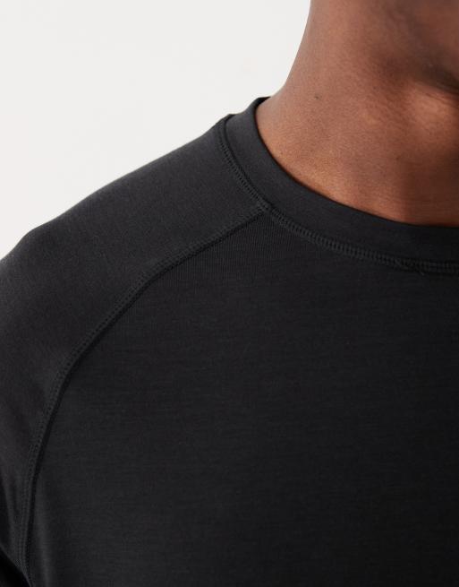 4505 - T-shirt de yoga oversize coupe carrée en jersey à séchage rapide - Noir, 5 de 5
