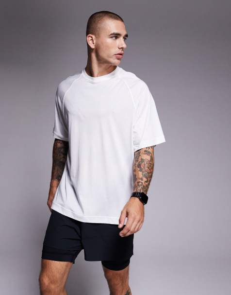 4505 - T-shirt oversize léger de yoga à séchage rapide - Blanc - view 1