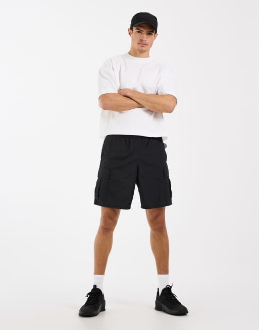 4505 - T-shirt squadrata oversize bianca in cotone pesante con spalle scivolate e finitura quick dry, 2 di 5