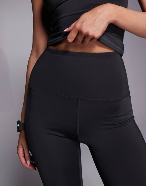 4505 Tall Icon active bum sculpt high waist gym legging with inner pocket in smoke grey, 4 of 5