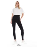 [ASOS] 4505 Tall Icon active bum sculpt high waist gym leggings with inner pocket in black 4 Black