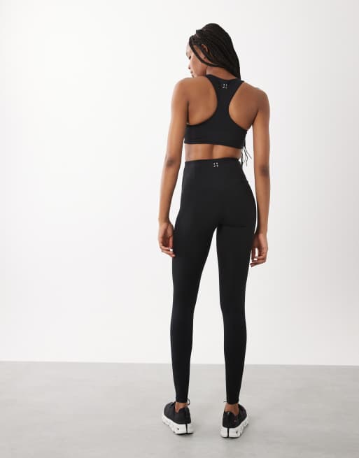 4505 Tall Icon active bum sculpt high waist gym leggings with inner pocket in black, 3 of 5