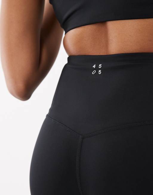 4505 Tall Icon active bum sculpt high waist gym leggings with inner pocket in black, 5 of 5