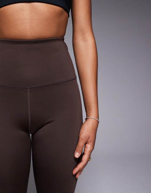 4505 Tall Icon bum sculpt gym legging with inner pocket in french roast, 4 of 5