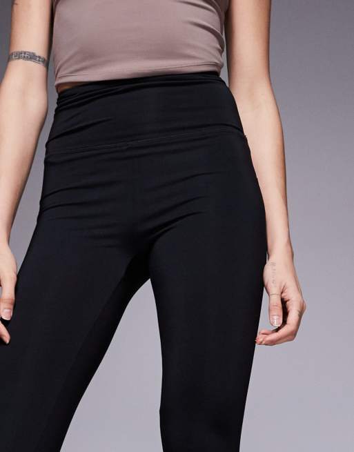 4505 Tall – Icon – Czarne termiczne legginsy do biegania z wysokim stanem, 5 z 5