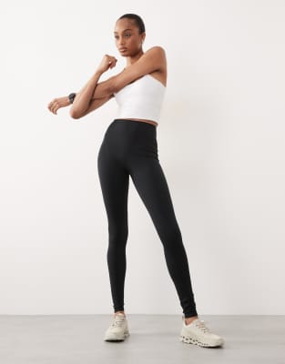 Tall - Icon - Legging de yoga doux à taille haute - Noir 36