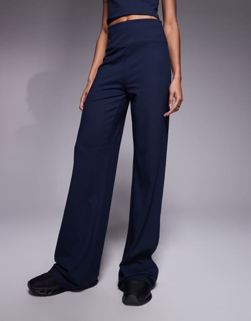 4505 Tall - Icon - Pantalon de danse ample et doux au toucher avec taille haute - Bleu marine nuit , 3 de 5