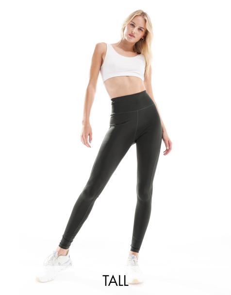 4505 Tall – Icon – Po-formende Sport-Leggings in Khaki - view 1