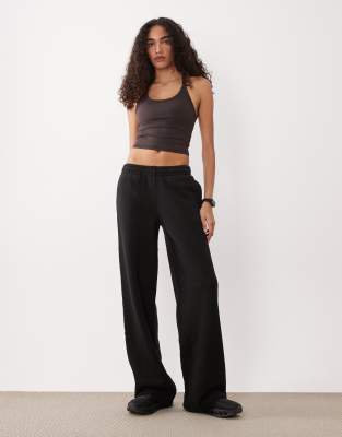 Tall - Icon Rest Day - Pantalon de jogging ample en coton épais 440 g/m² - Noir délavé 40