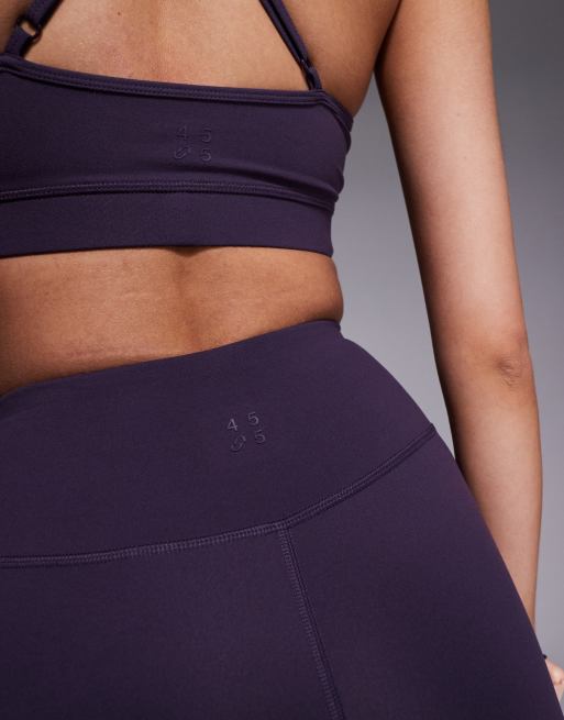 4505 Tall Icon soft touch high waist slim kick yoga leggings in heather , 5 of 5