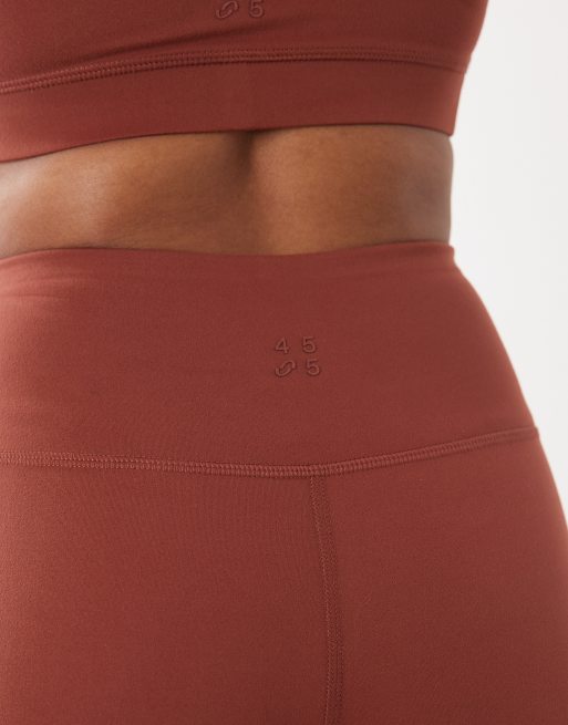 4505 Tall Icon soft touch high waist yoga legging in amber, 4 of 5
