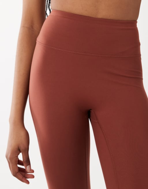 4505 Tall Icon soft touch high waist yoga legging in amber, 5 of 5