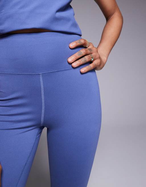 4505 Tall Icon soft touch high waist yoga leggings in china blue, 5 of 5