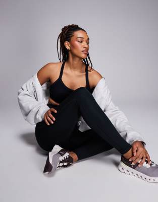 4505 Tall - Icon - Weiche Yoga-Leggings in Schwarz mit hohem Bund