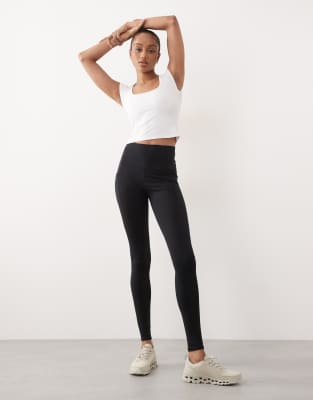 Tall - Legging de sport effet sculptant à taille haute - Noir 42
