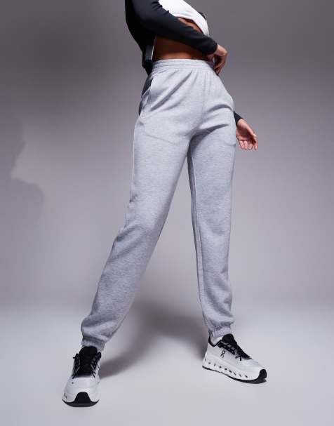 4505 Tall performance training jogger in grey marl - view 1