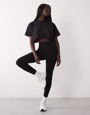 4505 Tall Sculpting Seamless High Waist Gym Leggings In Black