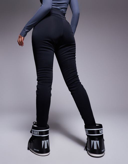 4505 Tall - Ski - Sorte vandafvisende skinny-skibukser i softshell , 4 af 5