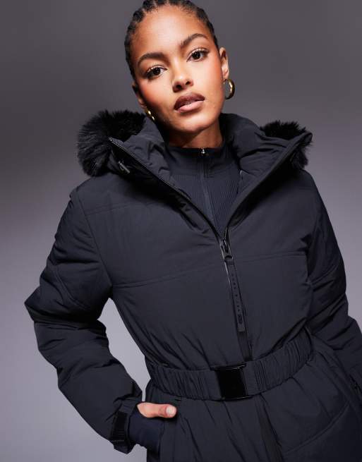 4505 Tall – Ski – Wasserabweisende, isolierte Skijacke in Schwarz , 3 von 4