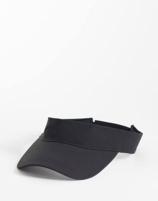 4505 Tennis Visor With Adjustable Back In Black