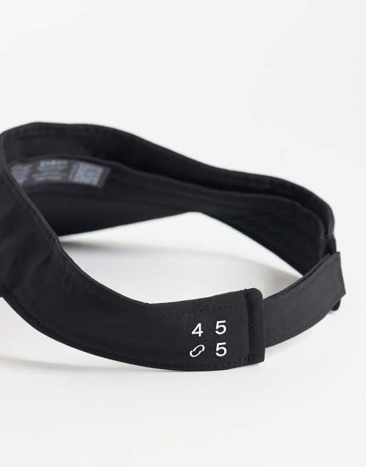 4505 tennis visor with adjustable back in black, 2 of 3